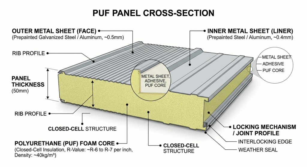 how puf panels work