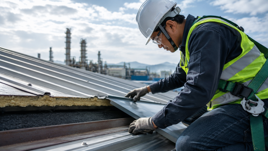 industrial roofing sheet maintenance
